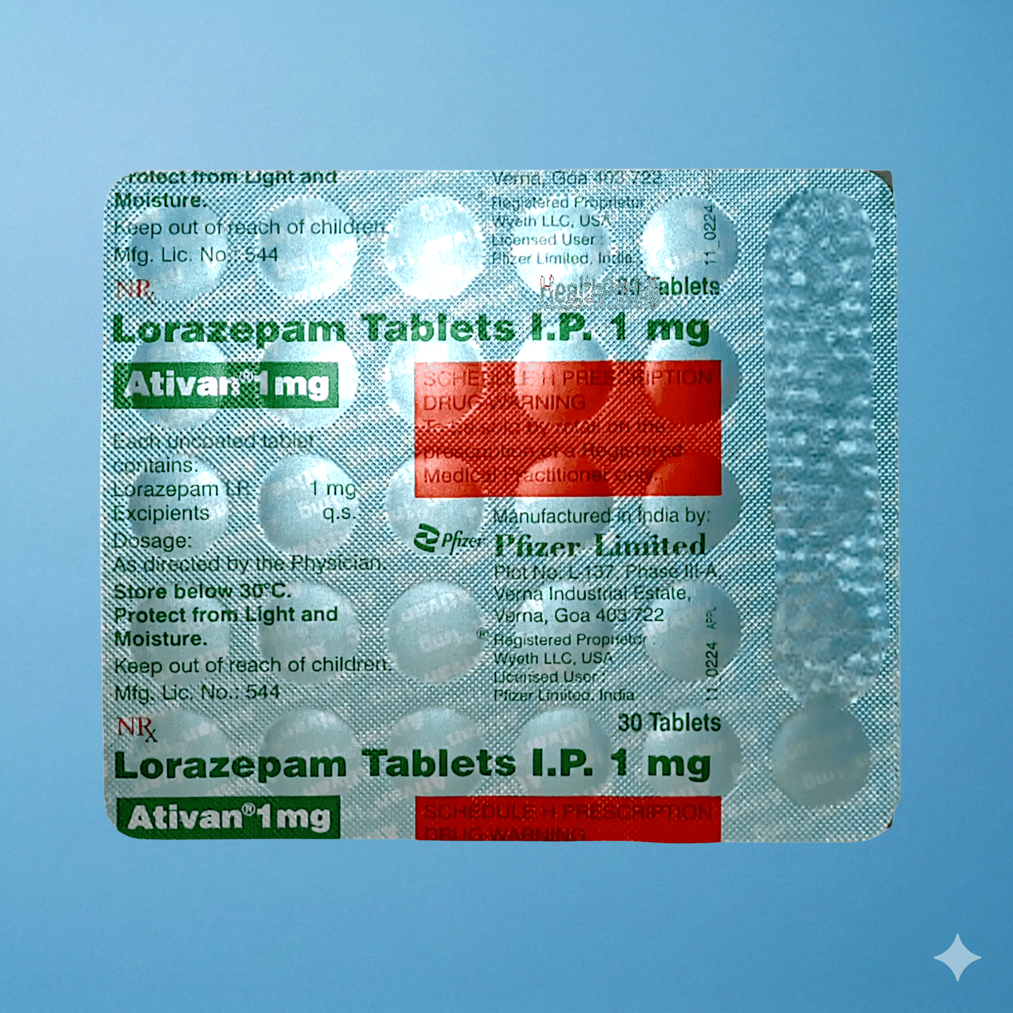 Ativan 1mg 1 Ativan 1mg | Lorazepam 1mg